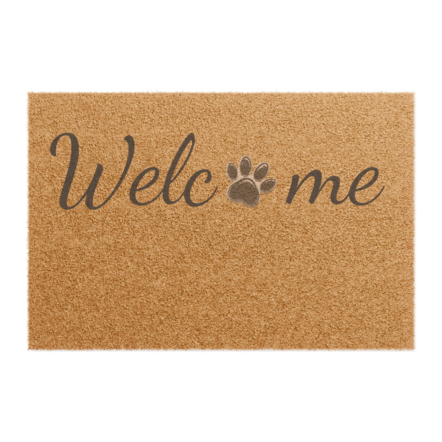 "Welcome" Doormat with pet paw - FREE SHIPPING