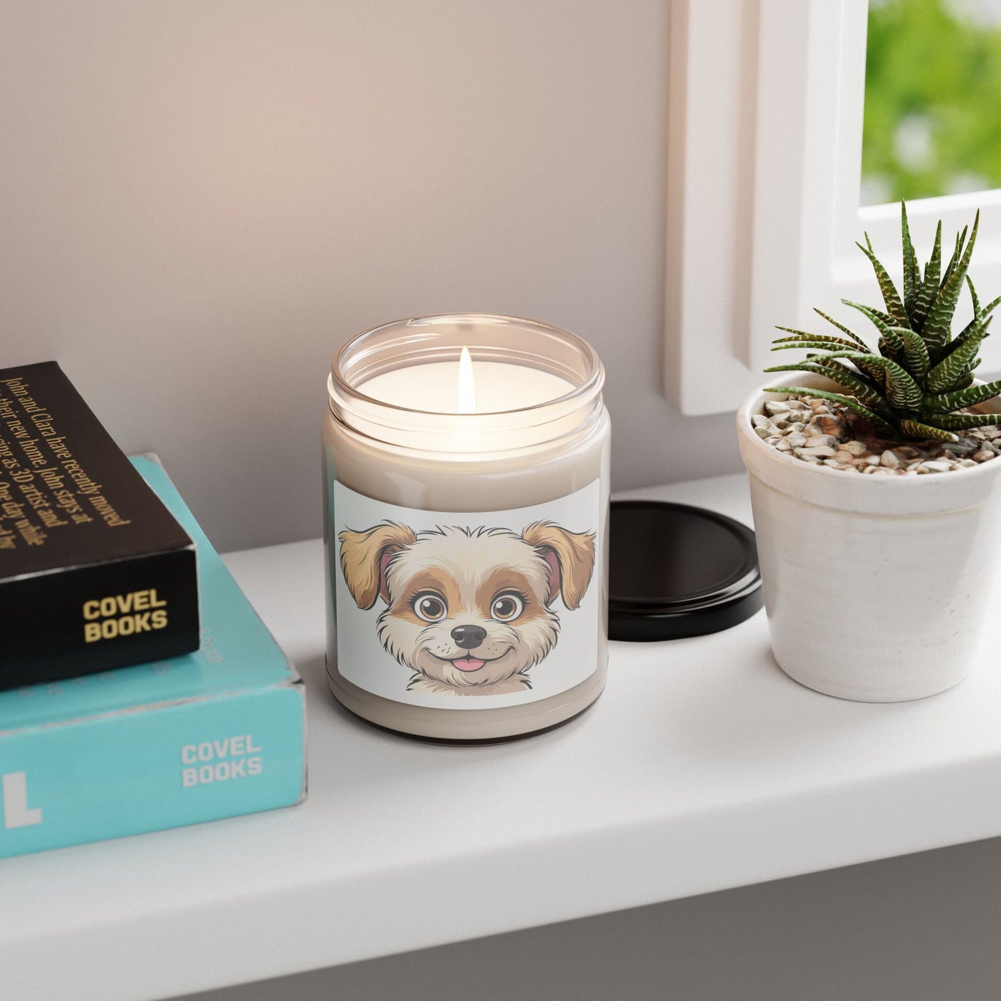 Dog Lover's Scented Soy Candle (apple harvest) - FREE SHIPPING