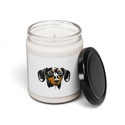Dachshund Scented Soy Candle (apple harvest) - FREE SHIPPING