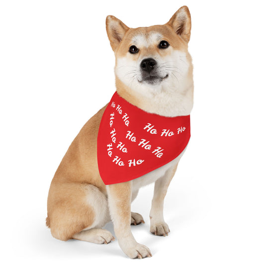 "Ho Ho Ho" Pet Bandana - FREE SHIPPING