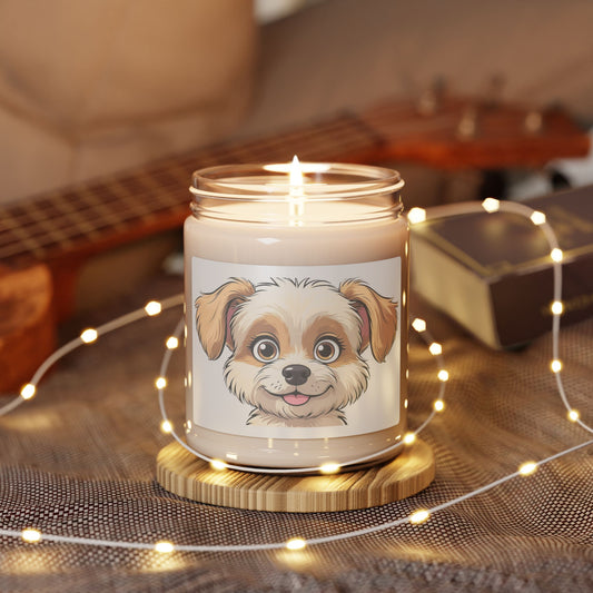 Dog Lover's Scented Soy Candle (apple harvest) - FREE SHIPPING