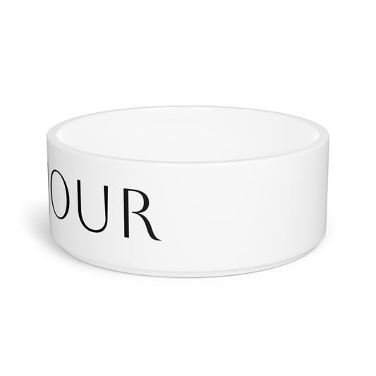"Bone-Jour" Pet Bowl - FREE SHIPPING