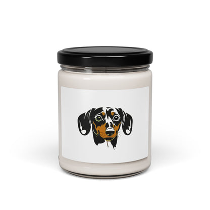 Dachshund Scented Soy Candle (apple harvest) - FREE SHIPPING
