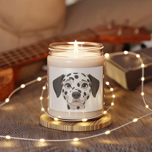 Dalmatian Scented Soy Candle (apple harvest) - FREE SHIPPING