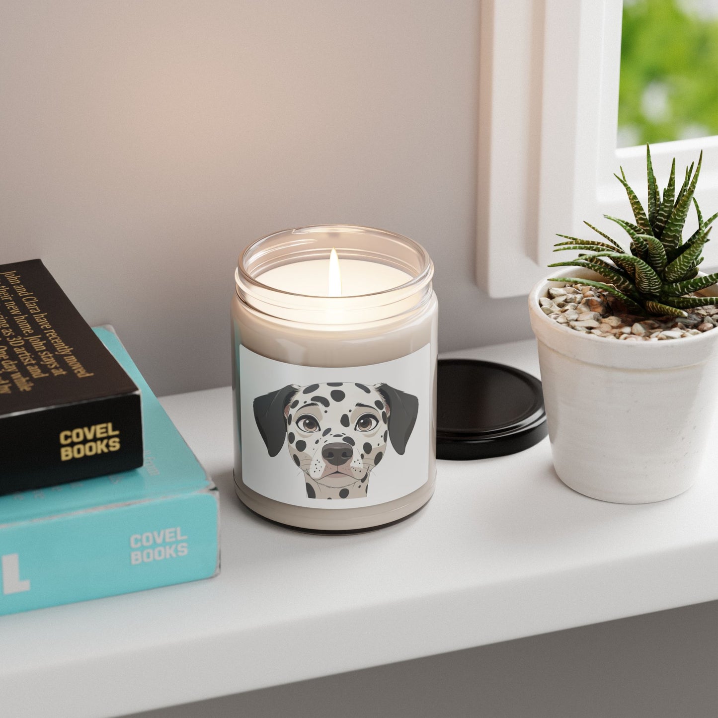 Dalmatian Scented Soy Candle (apple harvest) - FREE SHIPPING
